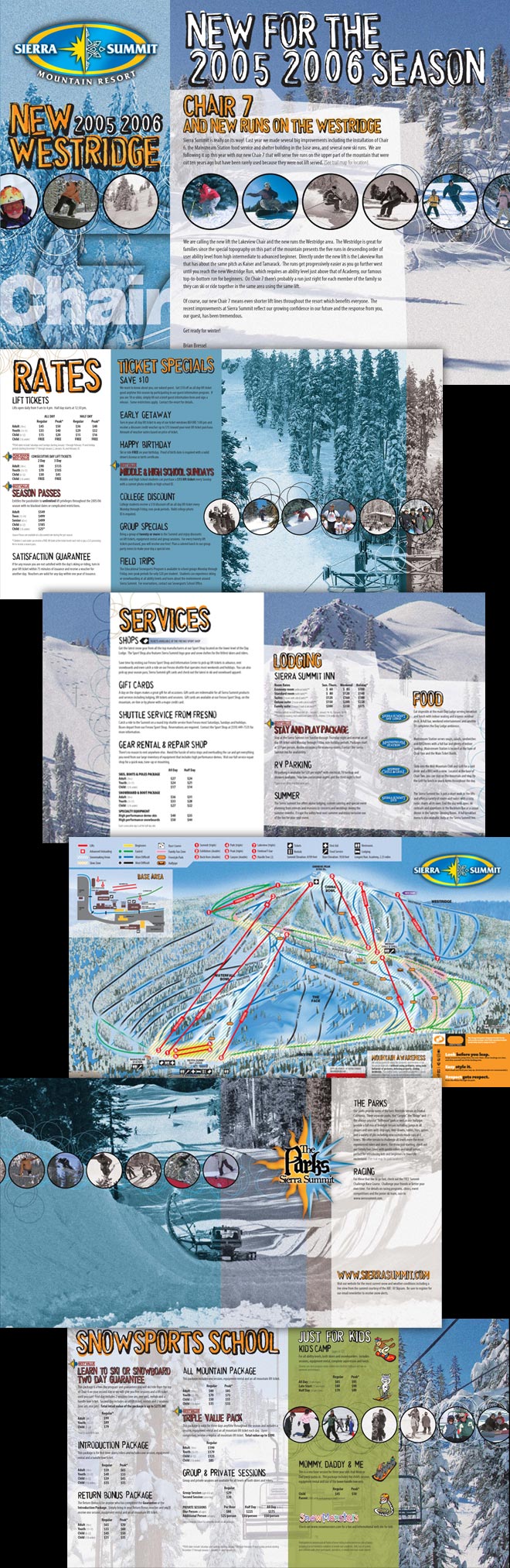 Sierra Summit Mountain Resort Season Brochure